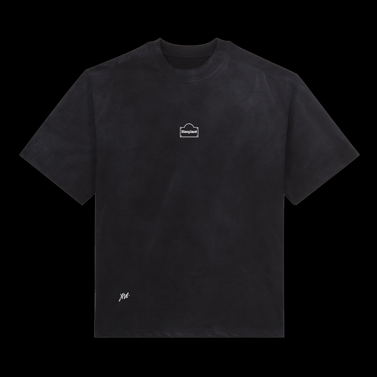 Tee Deluxe BienPlacé Monochrome plexus Noir Vintage