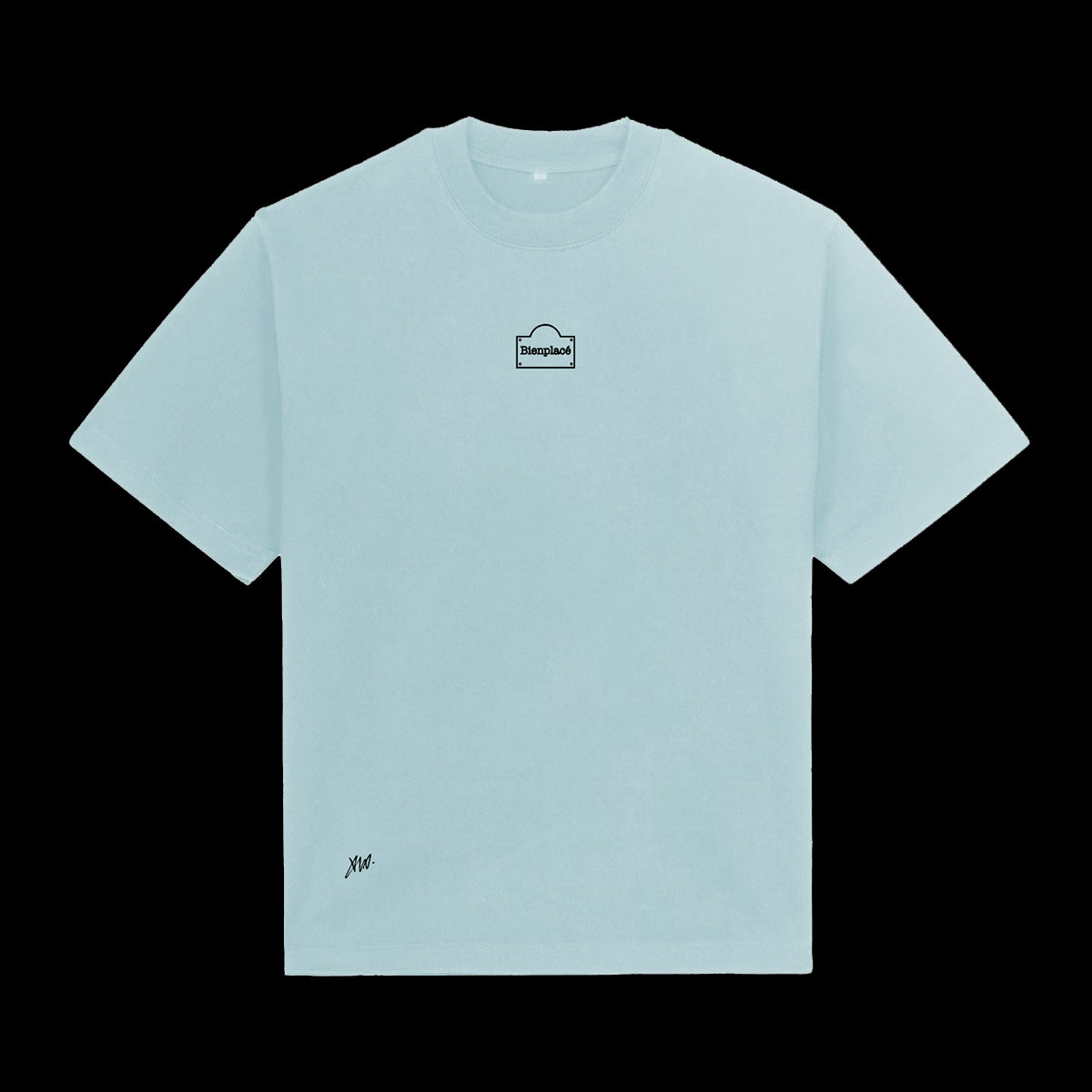 Tee Deluxe BienPlacé Monochrome plexus Bleu Ciel