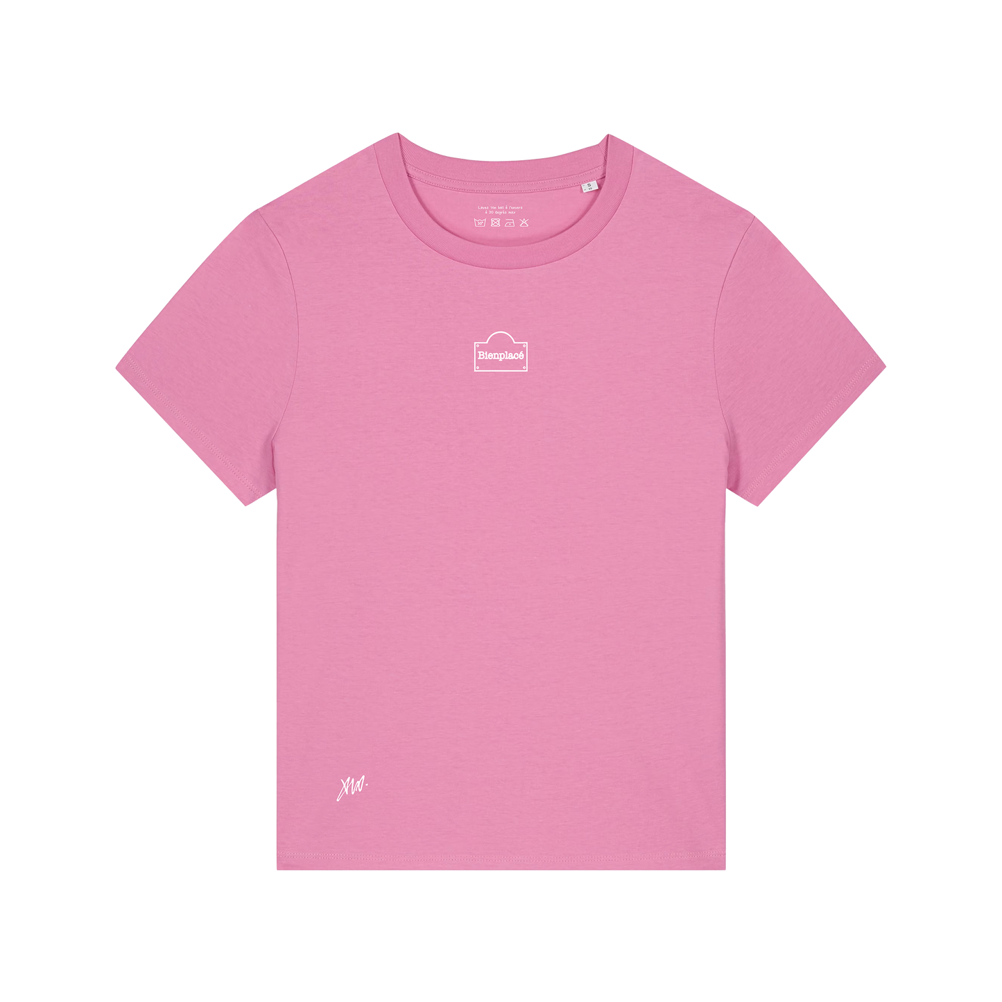 Tee Bienplacé Monochrome plexus Rose