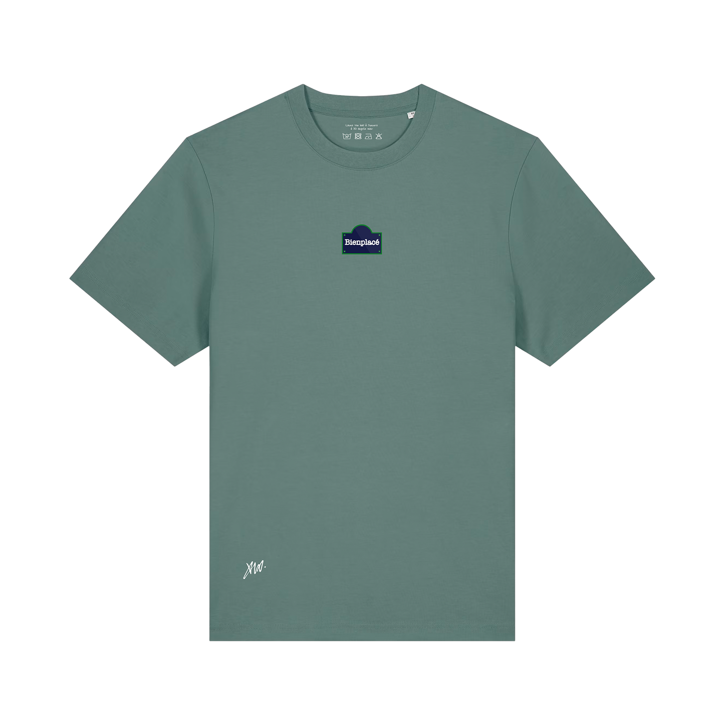 T-shirt Bienplacé Classic plexus Vert