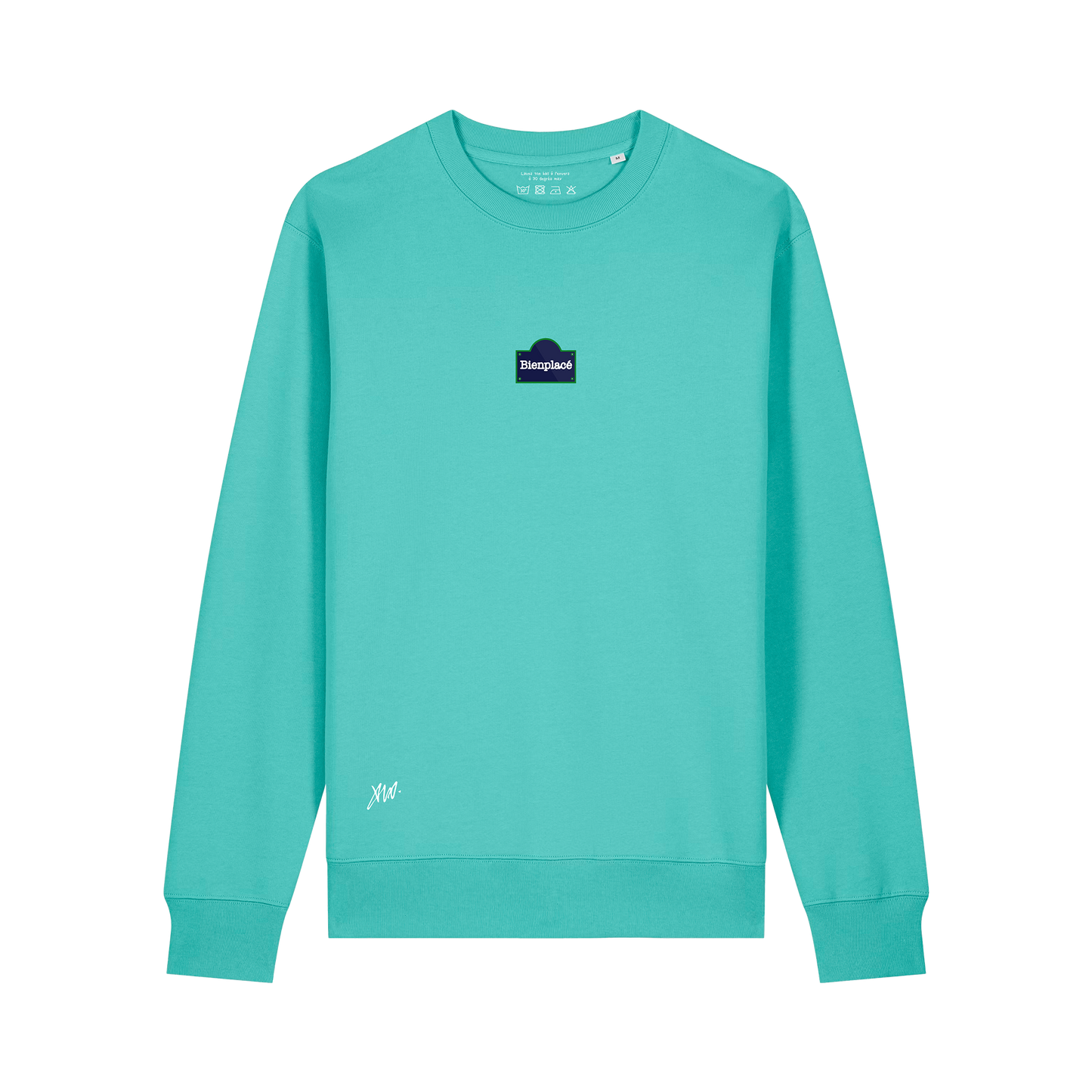 Crewneck Bienplacé Classic plexus Bleu