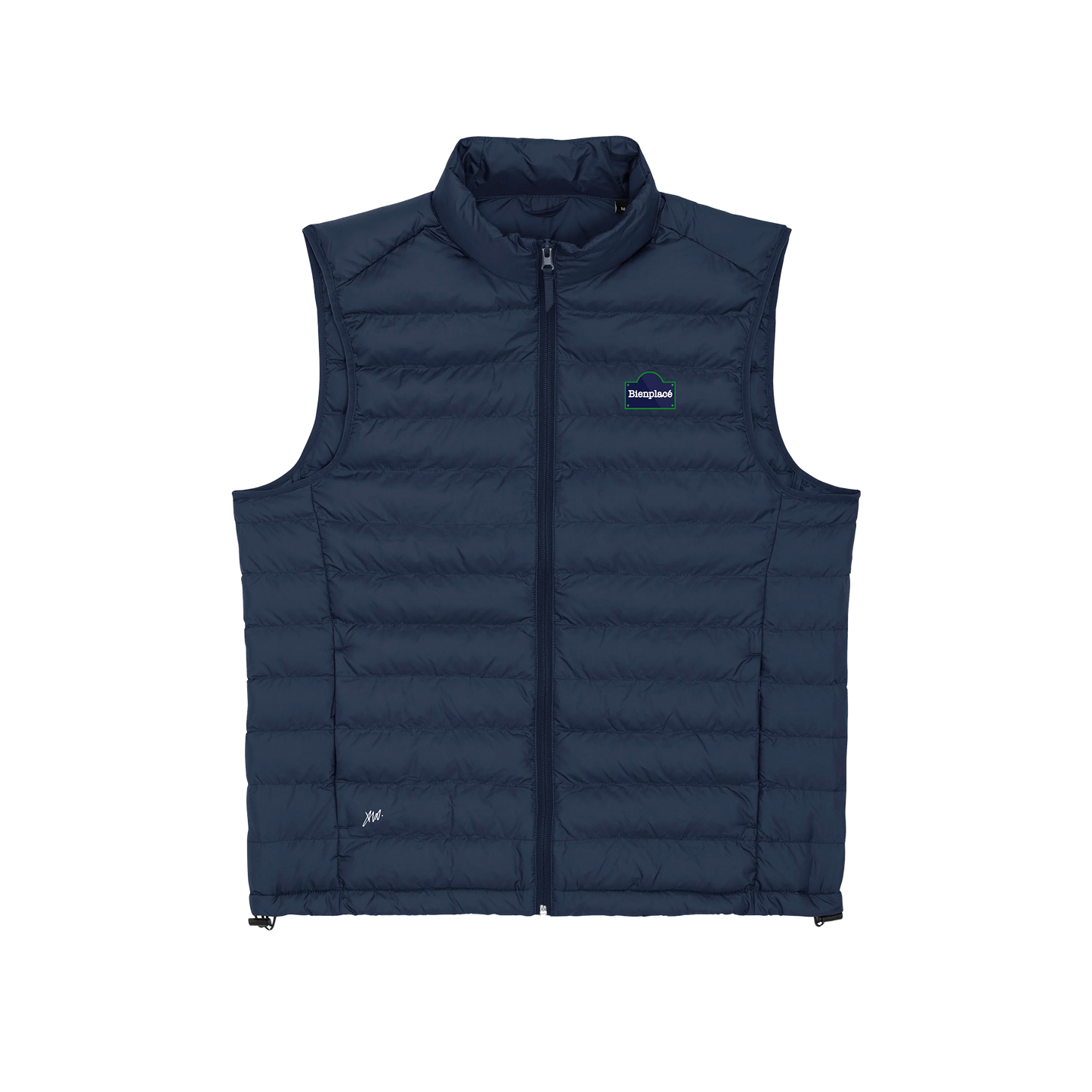 Doudoune sans manche Bienplacé Classic coeur Navy