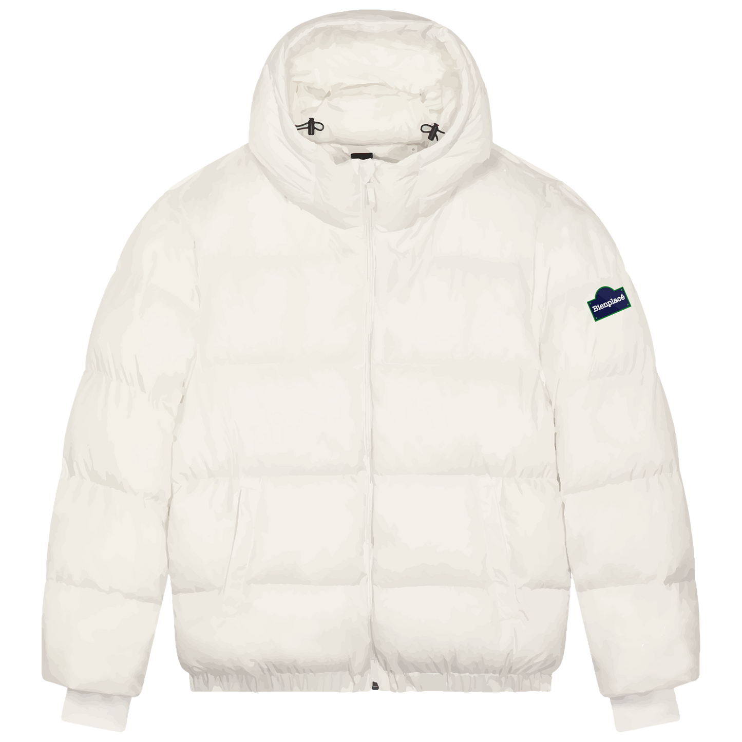 Doudoune matelassée Bienplacé Classic manche Blanc