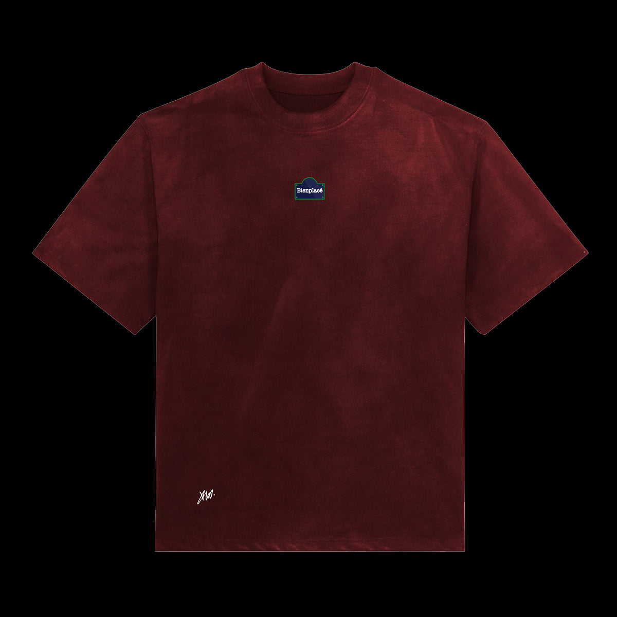 Tee Deluxe BienPlacé classique plexus Bordeaux Vintage