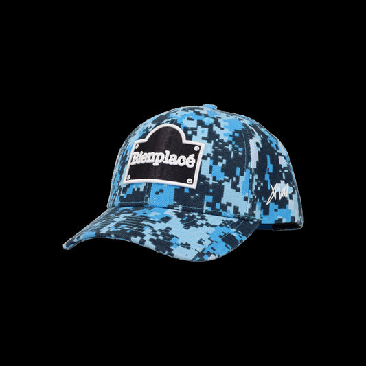 Casquette BP Laine Acrylique Pixel Camo BLEU