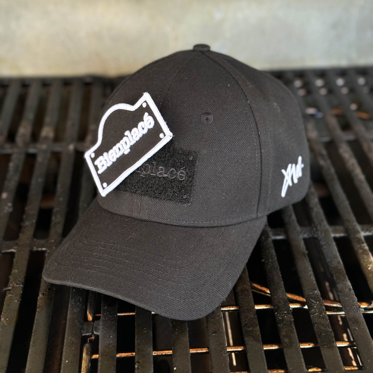 Casquette Bienplacé logo à Scratch Noire