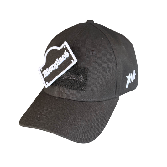 Casquette Bienplacé logo à Scratch Noire