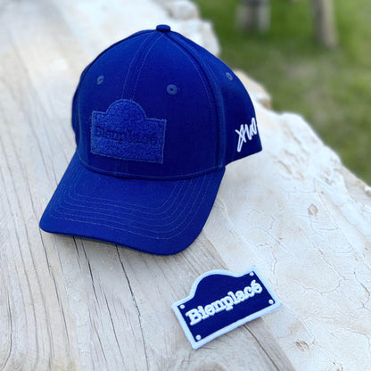 Casquette Bienplacé logo à Scratch Bleue