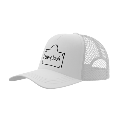 Casquette Trucker Bienplacé Blanche