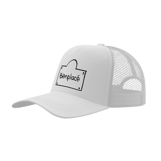 Casquette Trucker Bienplacé Blanche
