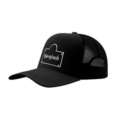 Casquette Trucker Bienplacé Noire