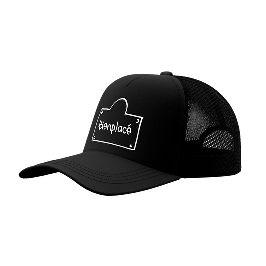 Casquette Trucker Bienplacé Noire