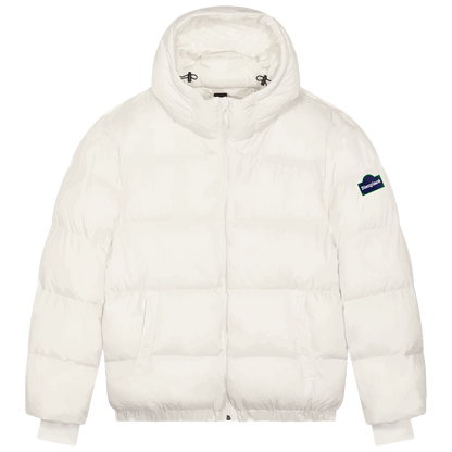 Doudoune matelassée Bienplacé Classic manche Blanc